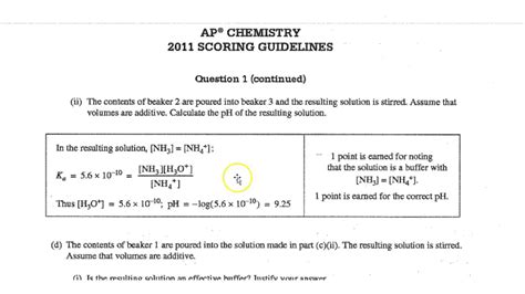 Questions 13 are long free-response questions that require about 23 minutes each to answer and are worth 10 points each. . Ap chemistry unit 6 frq